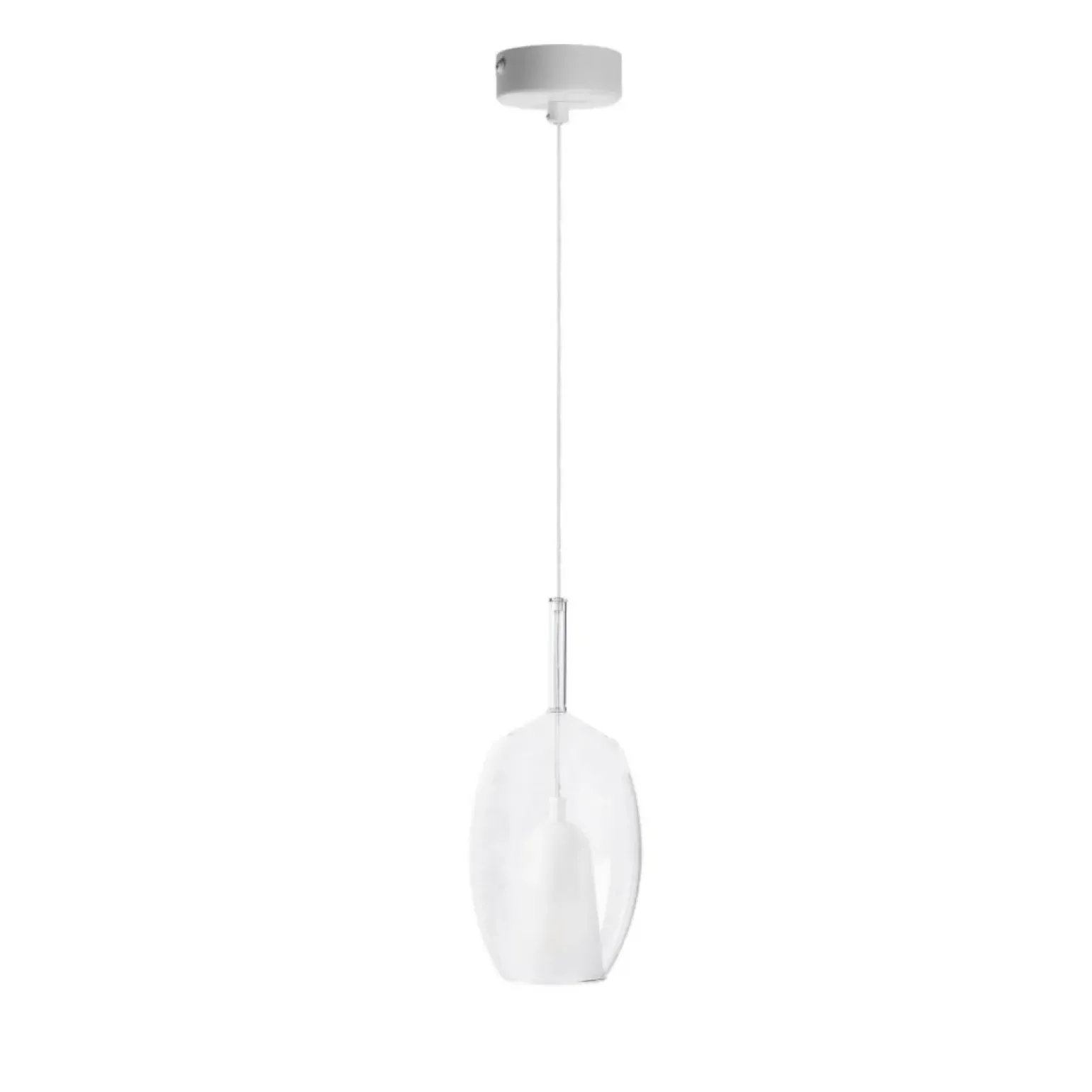 Best Lampa wisząca z dmuchanym, szklanym kloszem AZ6272 GRACE | Kaja Żyrandole Nowoczesne