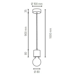 New Lampa wisząca z drewnem, do nowoczesnej kuchni 7161150 PINO | Kaja Żyrandole Nowoczesne