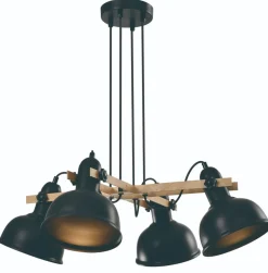 Cheap Lampa wisząca z drewnianymi ramionami 34-78155 RENO | Kaja Oświetlenie Żyrandole Nowoczesne