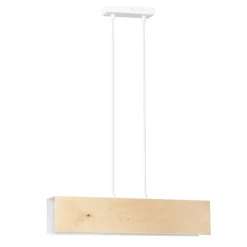 Hot Lampa wisząca z drewnianymi elementami 611/2 | Kaja Oświetlenie Żyrandole Nowoczesne