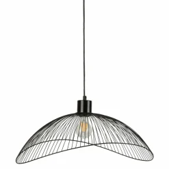 Store Lampa wisząca z drucianym kloszem PND-1702-1-L-B NUNEZ | Kaja Żyrandole Nowoczesne