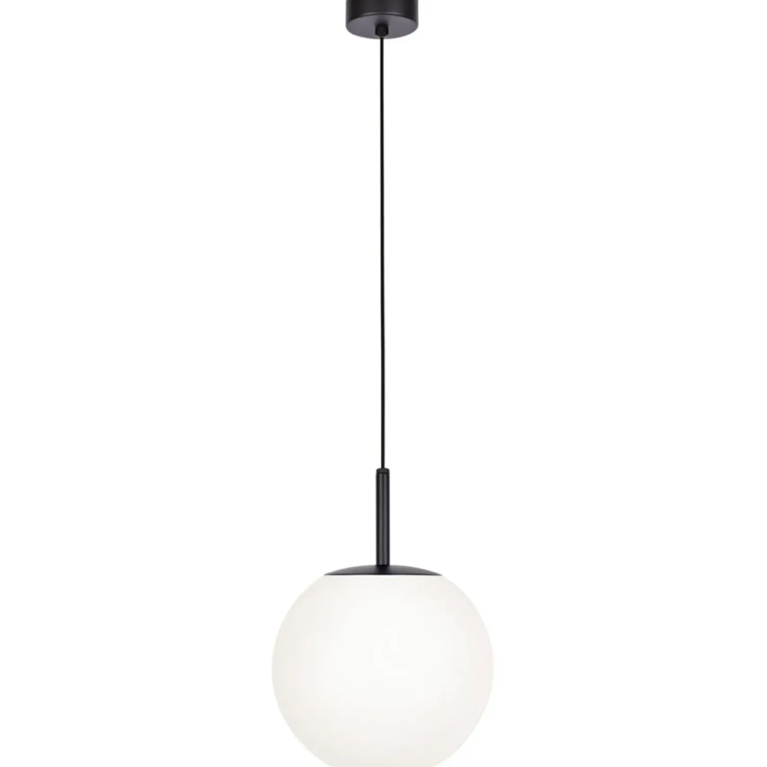 Shop Lampa wisząca z dużym białym kloszem K-4887 FARO | Kaja Oświetlenie Żyrandole Nowoczesne