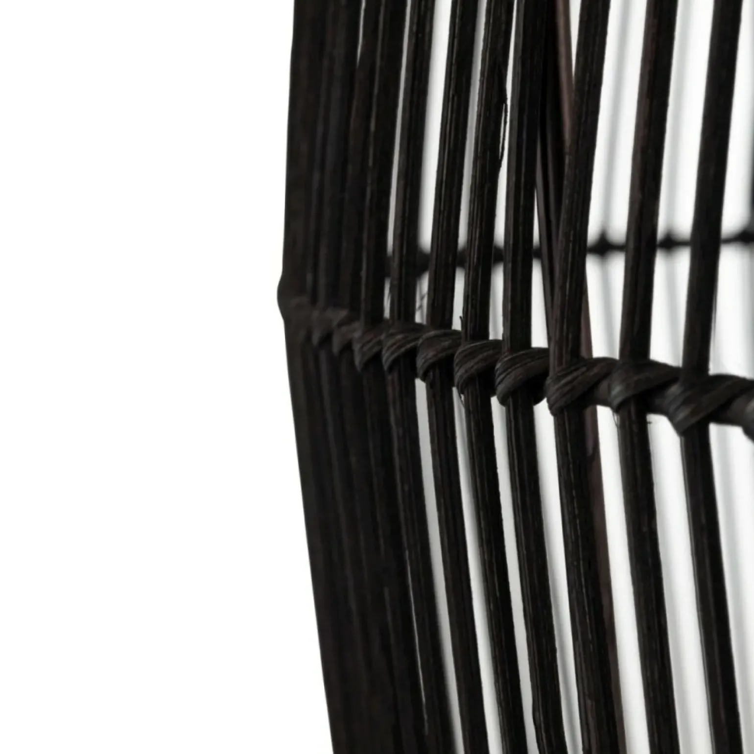 Store Lampa wisząca z dużym, plecionym abażurem 11168 HAITI | Kaja Żyrandole Nowoczesne