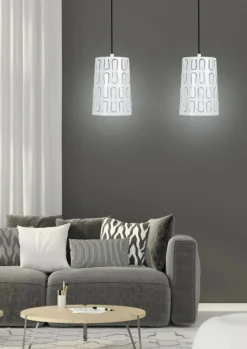 Sklep Kaja Lampa wisząca z dwoma ozdobnymi kloszami 32-64271 VISTA | Kaja