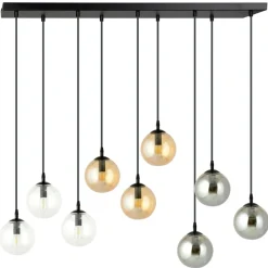 Discount Lampa wisząca z dwukolorowymi kloszami 714/9M1 | Kaja Oświetlenie Żyrandole Nowoczesne