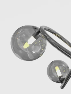 Outlet Lampa wisząca z dymionymi kloszami WF 7014-805 NANCY | Kaja Żyrandole Nowoczesne