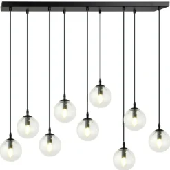 Hot Lampa wisząca z dziewięcioma kulistymi kloszami 711/9 | Kaja Żyrandole Nowoczesne