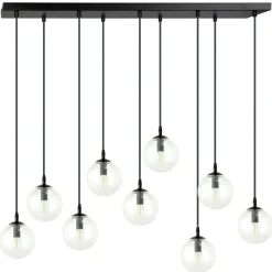 Hot Lampa wisząca z dziewięcioma kulistymi kloszami 711/9 | Kaja Żyrandole Nowoczesne