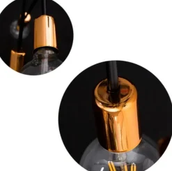 Sale Lampa wisząca z elementami w kolorze miedzi 446/3 | Kaja Oświetlenie Żyrandole Nowoczesne