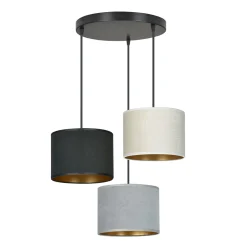 Sklep Kaja Lampa wisząca z kaskadą abażurów 1055/3PREM HILDE PREMIUM | Kaja