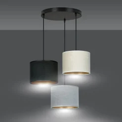 Sklep Kaja Lampa wisząca z kaskadą abażurów 1055/3PREM HILDE PREMIUM | Kaja