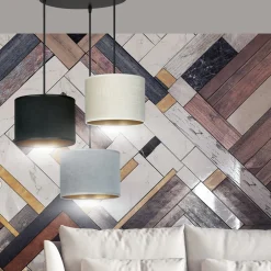 Sklep Kaja Lampa wisząca z kaskadą abażurów 1055/3PREM HILDE PREMIUM | Kaja