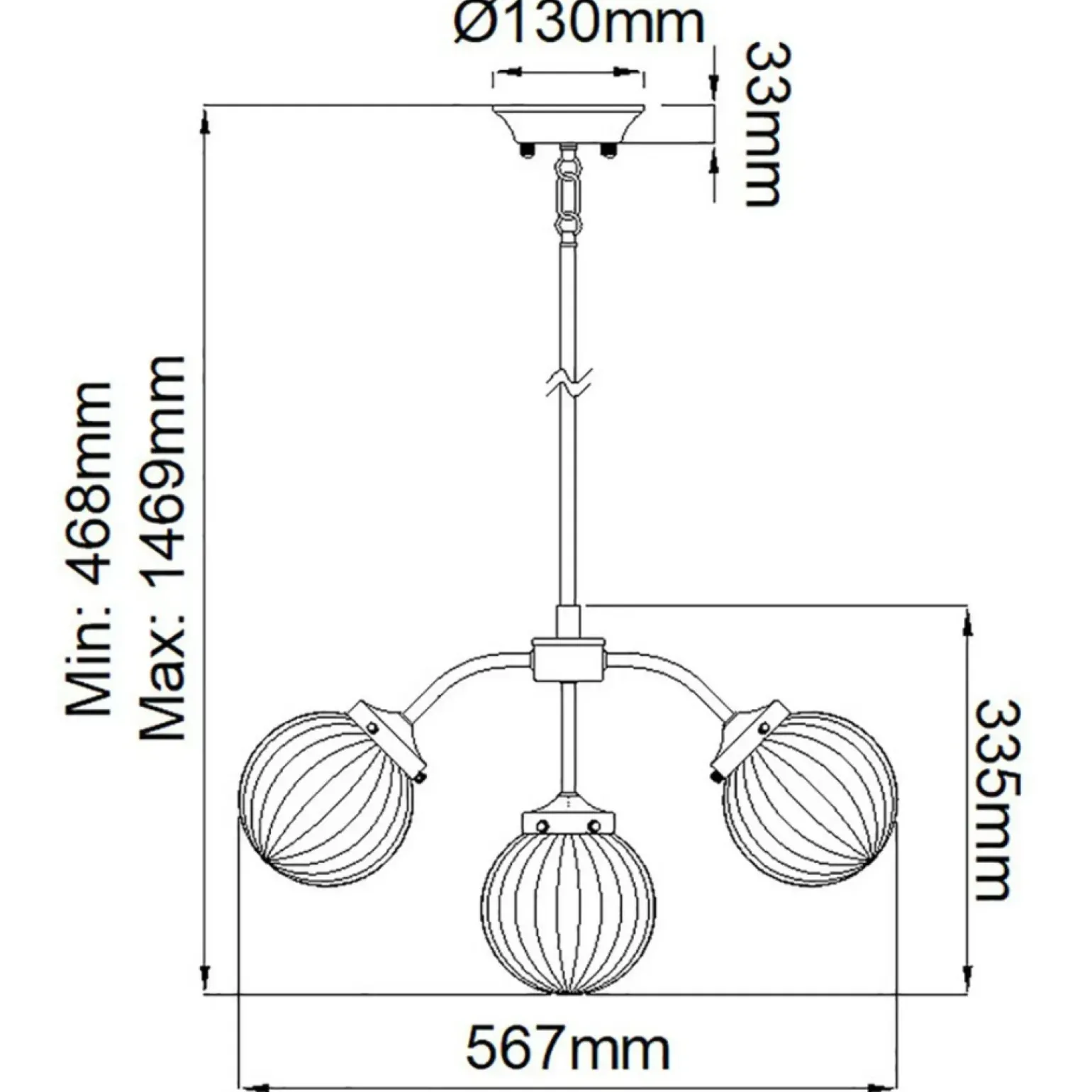 Outlet Lampa wisząca z kloszami, beżowa DL-COSMOS5 z serii COSMOS Żyrandole Nowoczesne