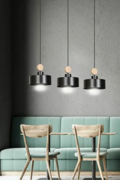 Cheap Lampa wisząca z kloszami i regulowaną wysokością 582/3 | Kaja Żyrandole Nowoczesne