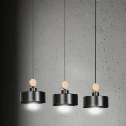 Cheap Lampa wisząca z kloszami i regulowaną wysokością 582/3 | Kaja Żyrandole Nowoczesne