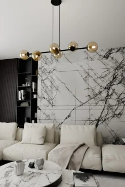 Outlet Lampa wisząca z kloszami w kształcie kul 876/6 | Kaja Oświetlenie Żyrandole Nowoczesne