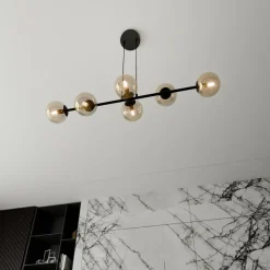 Outlet Lampa wisząca z kloszami w kształcie kul 876/6 | Kaja Oświetlenie Żyrandole Nowoczesne