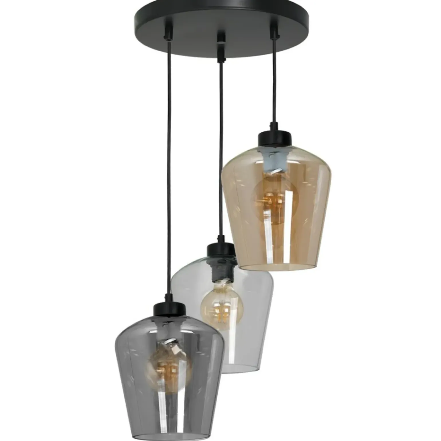 Best Sale Lampa wisząca z kolorowymi kloszami MLP6614 SANTIAGO | Kaja Żyrandole Nowoczesne
