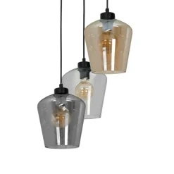Best Sale Lampa wisząca z kolorowymi kloszami MLP6614 SANTIAGO | Kaja Żyrandole Nowoczesne