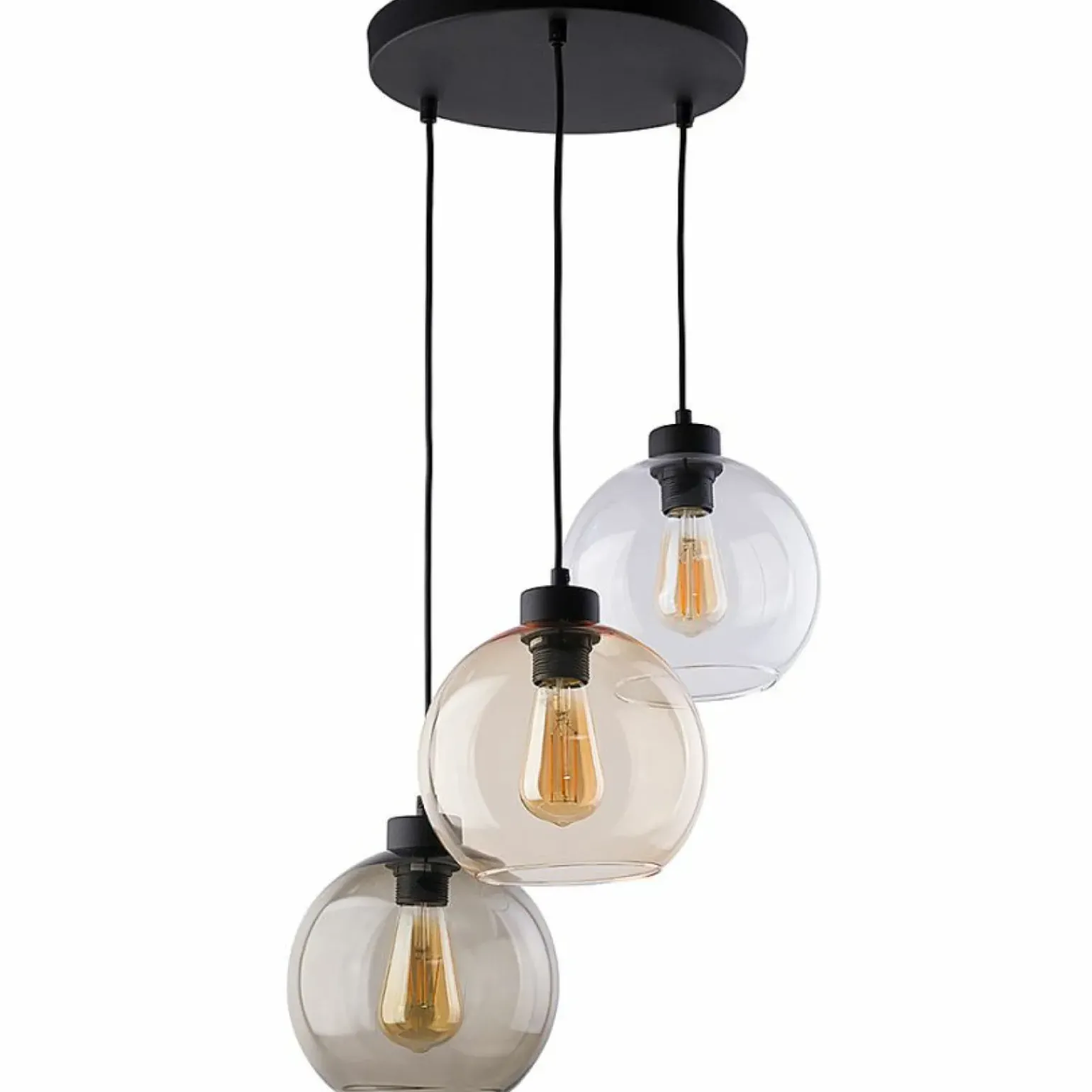 Hot Lampa wisząca z kolorowymi kloszami, do sypialni TK 2831 z serii CUBUS Żyrandole Nowoczesne