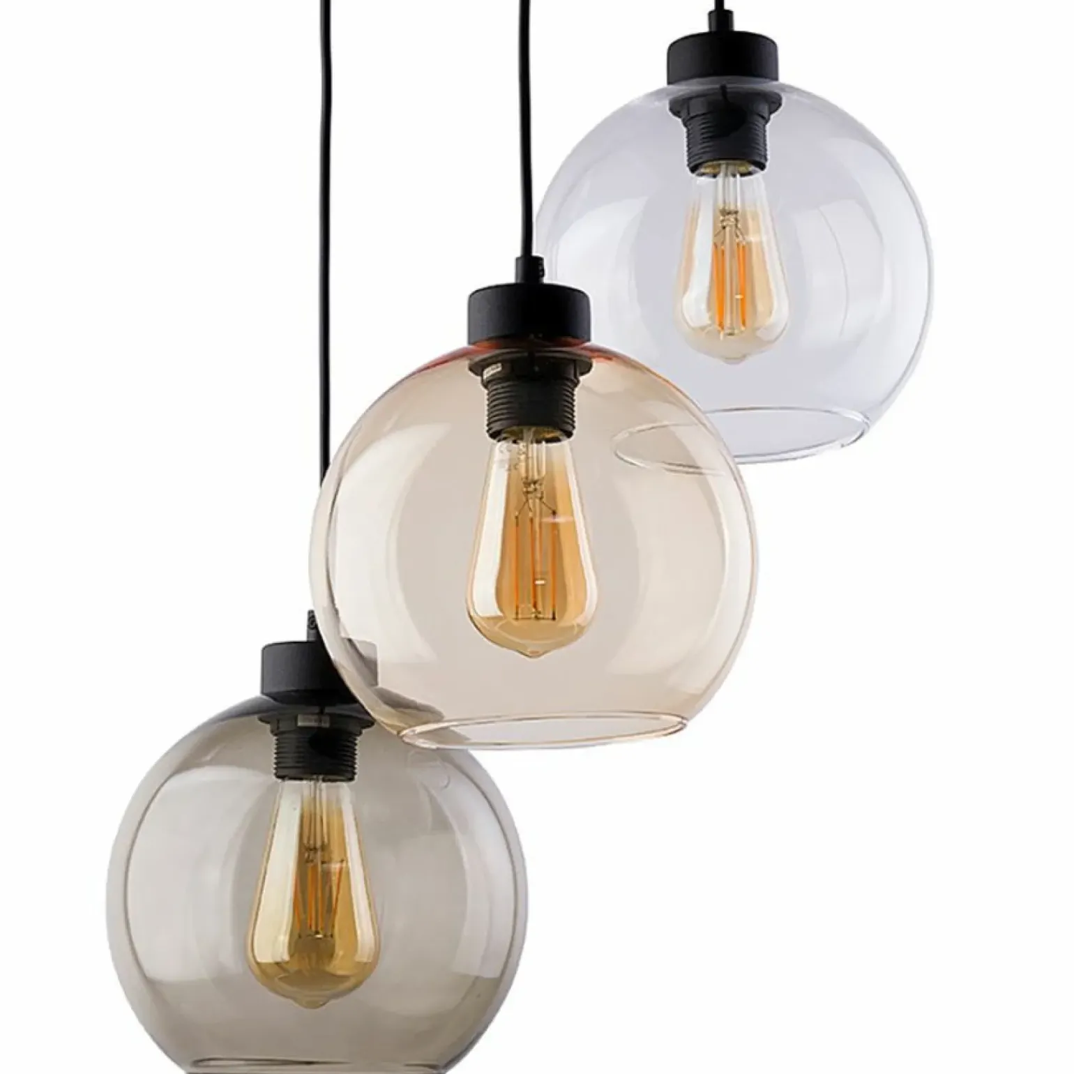 Hot Lampa wisząca z kolorowymi kloszami, do sypialni TK 2831 z serii CUBUS Żyrandole Nowoczesne