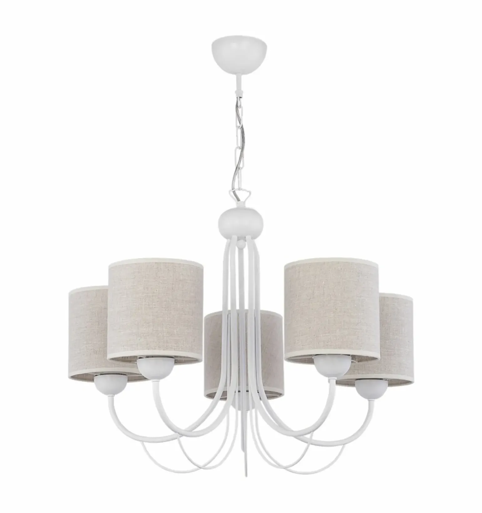 Sklep Kaja Lampa wisząca z kremowymi abażurami JUP 1480 KASKADA | Kaja