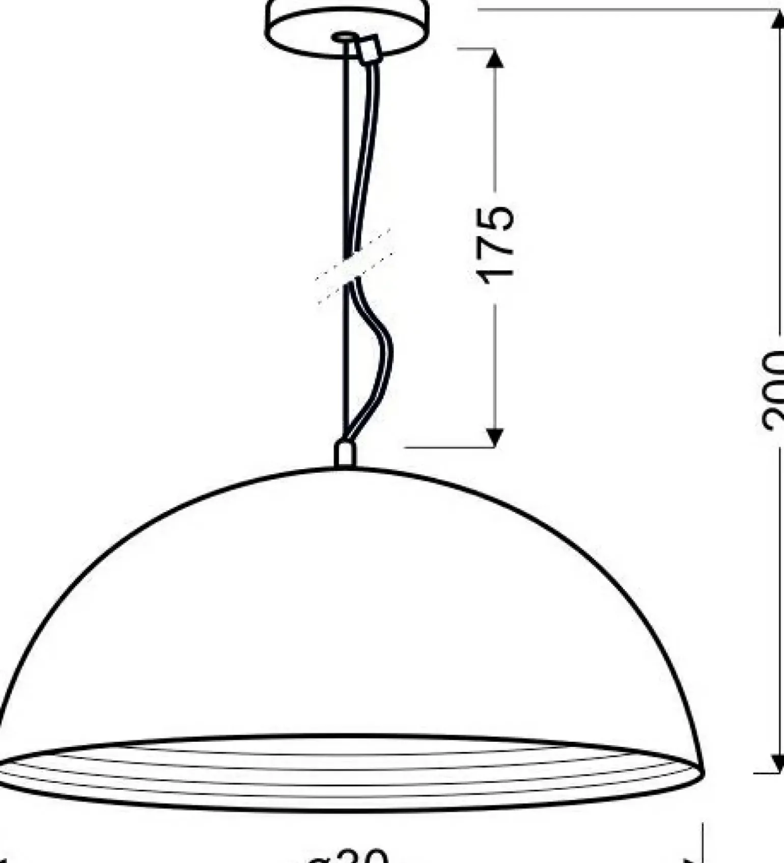 Sklep Kaja Lampa wisząca z m kloszem 31-26385 AMALFI | Kaja Oświetlenie