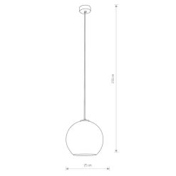 Fashion Lampa wisząca z miedzianym, lustrzanym kloszem 9058 | Kaja Oświetlenie Żyrandole Nowoczesne