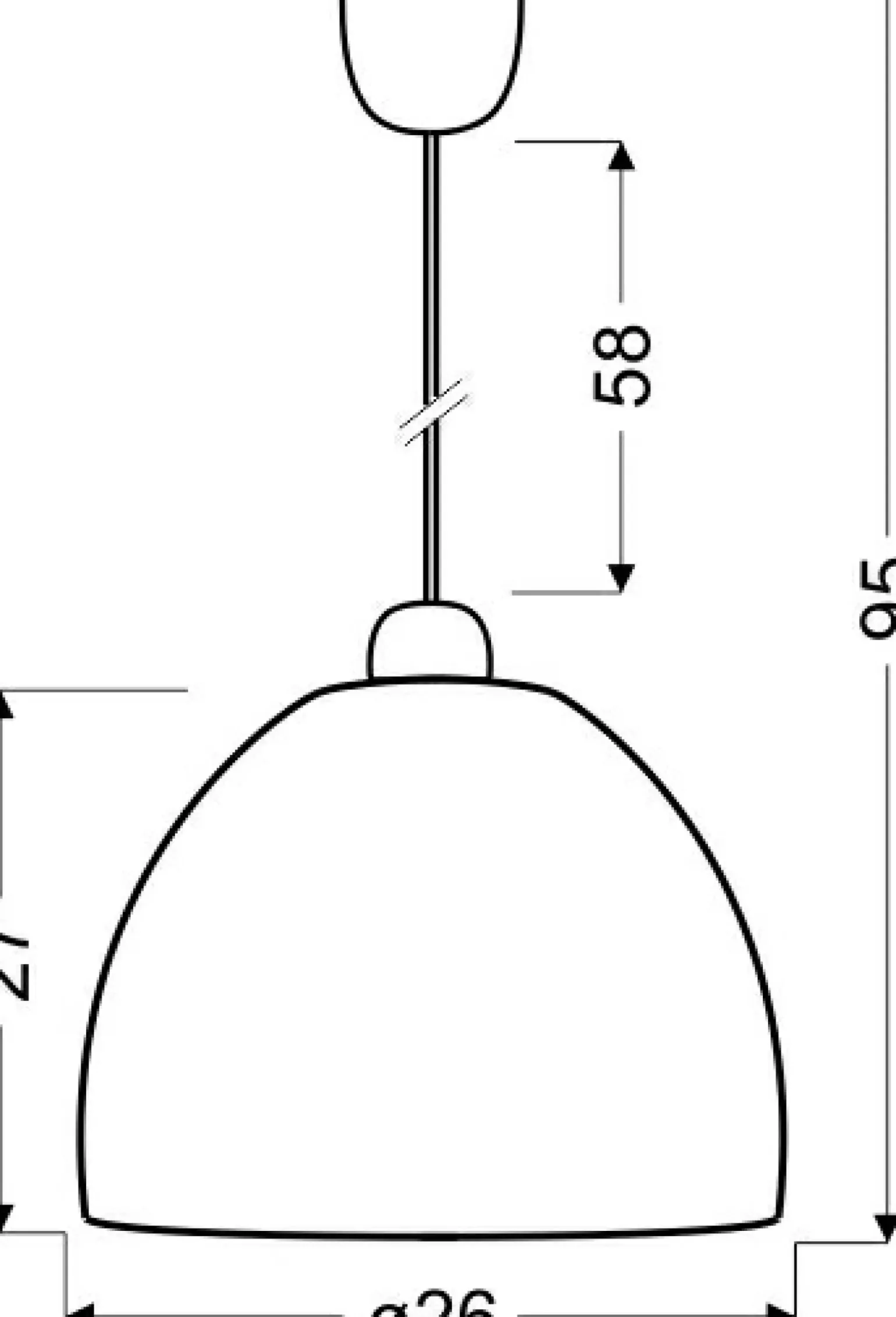Sklep Kaja Lampa wisząca z m kloszem 31-36646 CANARIA | Kaja Oświetlenie