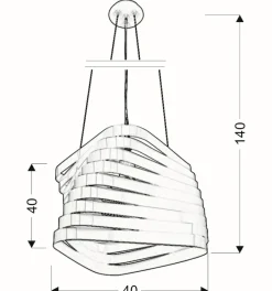 Sklep Kaja Lampa wisząca z nowoczesnym kloszem 31-21581 BIZO | Kaja Oświetlenie