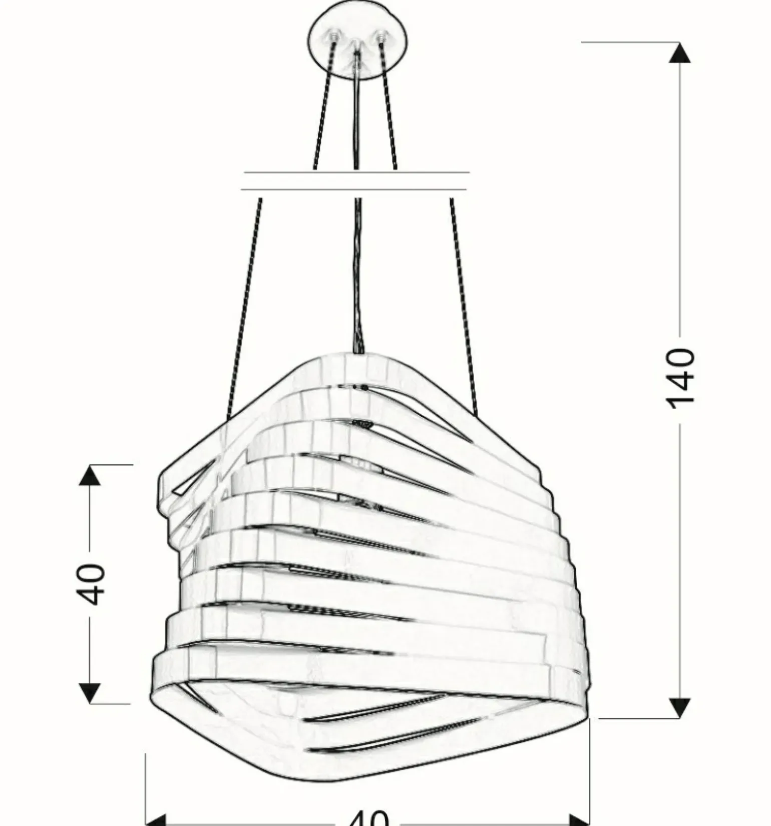 Sklep Kaja Lampa wisząca z nowoczesnym kloszem 31-21581 BIZO | Kaja Oświetlenie