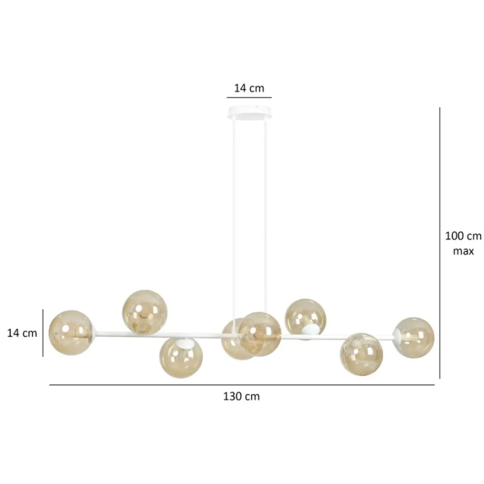 Cheap Lampa wisząca z ośmioma źródłami światła 879/8 | Kaja Oświetlenie Żyrandole Nowoczesne