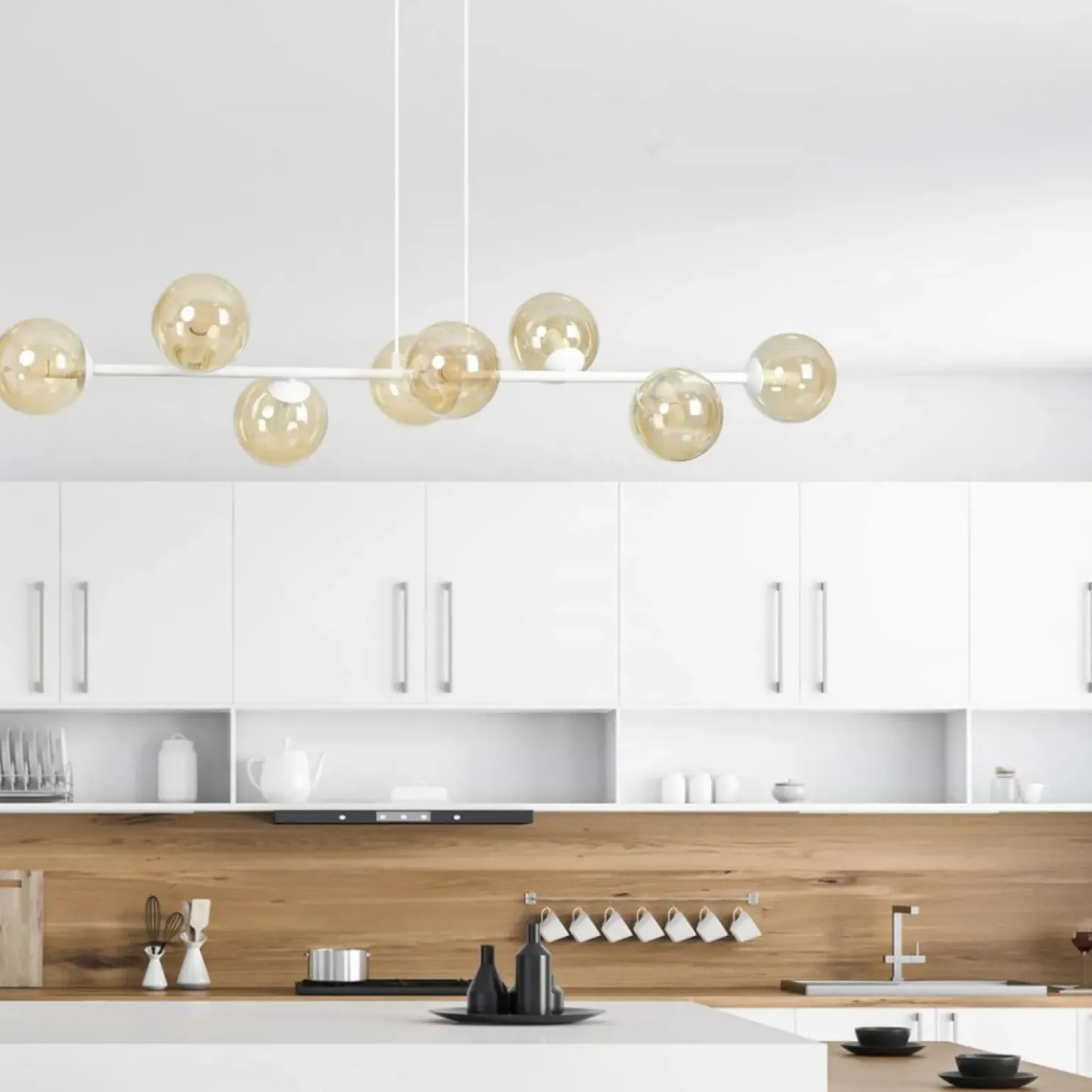 Cheap Lampa wisząca z ośmioma źródłami światła 879/8 | Kaja Oświetlenie Żyrandole Nowoczesne