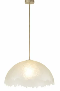 Hot Lampa wisząca z otwartym, mlecznym kloszem SIG 40656 z serii MUZA Żyrandole Nowoczesne