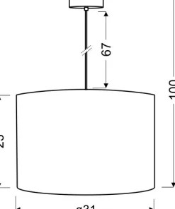 Sklep Kaja Lampa wisząca z ozdobnym abażurem 31-29843 SUSAN | Kaja Oświetlenie
