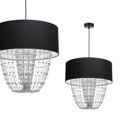 Sklep Kaja Lampa wisząca z ozdobnymi kryształkami MLP6432 z serii ALMERIA | Kaja Oświetleni