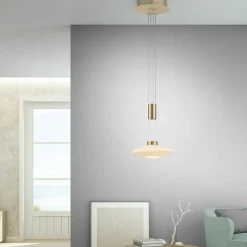 Discount Lampa wisząca z pamięcią po wyłączeniu 2080-60 z serii LAUTADA | Kaja Żyrandole Nowoczesne