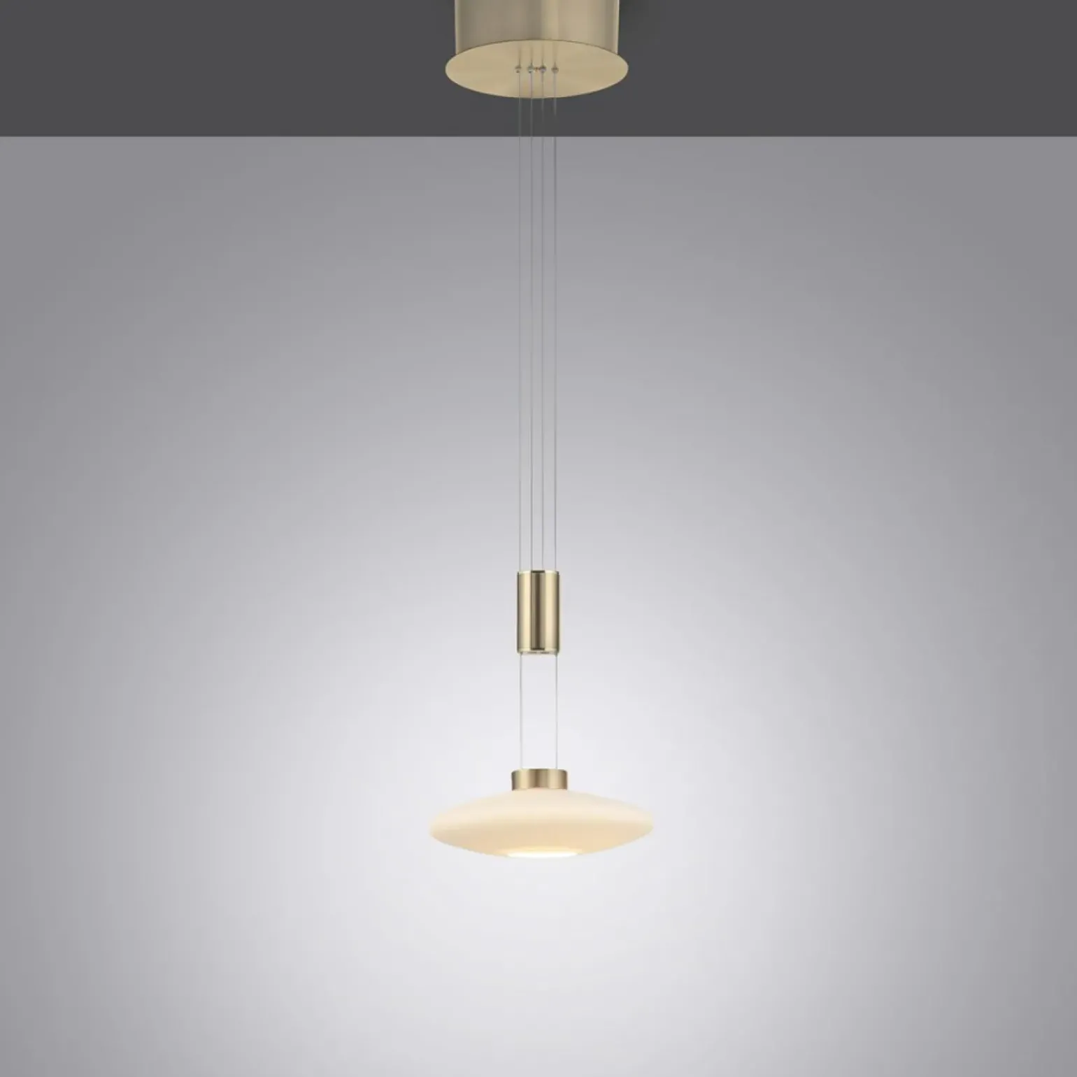 Discount Lampa wisząca z pamięcią po wyłączeniu 2080-60 z serii LAUTADA | Kaja Żyrandole Nowoczesne