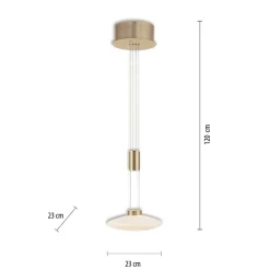 Discount Lampa wisząca z pamięcią po wyłączeniu 2080-60 z serii LAUTADA | Kaja Żyrandole Nowoczesne