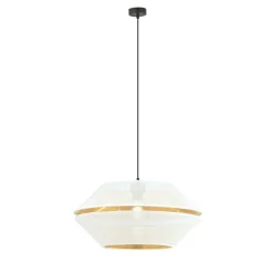 Best Lampa wisząca z perforowanym abażurem 1184/1 z serii MALIA | Kaja Żyrandole Nowoczesne