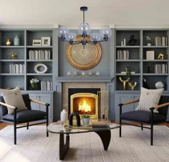 Cheap Lampa wisząca z pięcioma kloszami K-4852 ALDAR | Kaja Oświetlenie Żyrandole Nowoczesne