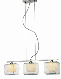 Store Lampa wisząca z podwójnymi kloszami, nad stół AZ0484 HAPPY | Kaja Żyrandole Nowoczesne