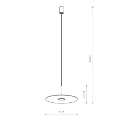 Best Lampa wisząca z pojedynczym światłem 11412 SIMONE | Kaja Oświetlenie Żyrandole Nowoczesne