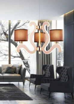 Sklep Kaja Lampa wisząca z ramionami LED 33-33888 AMBROSIA | Kaja Oświetlenie