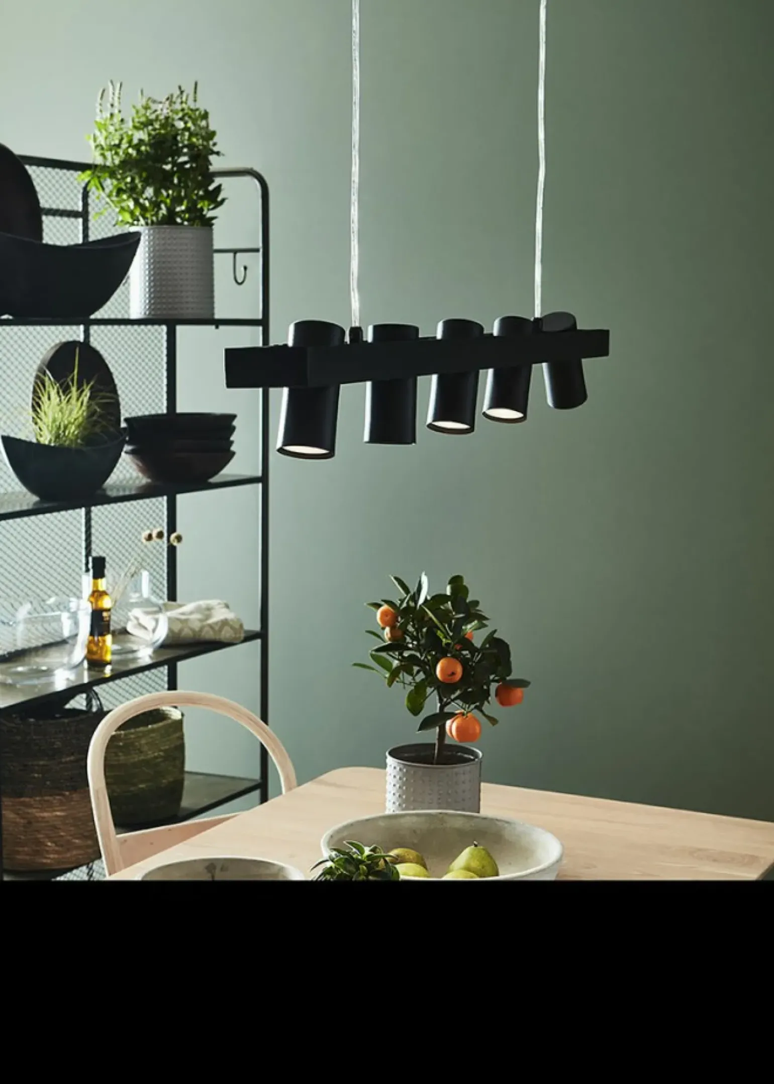 Best Sale Lampa wisząca z reflektorami regulowana wysokość 107784 | Kaja Żyrandole Nowoczesne