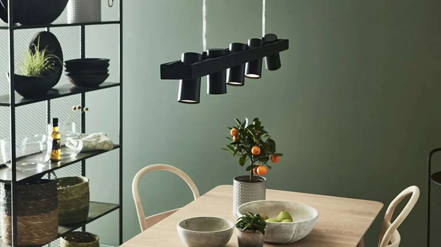 Best Sale Lampa wisząca z reflektorami regulowana wysokość 107784 | Kaja Żyrandole Nowoczesne