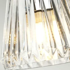 Best Lampa wisząca z regulacją wysokości BATH-AGATHA3P-PC z serii AGATHA Żyrandole Nowoczesne