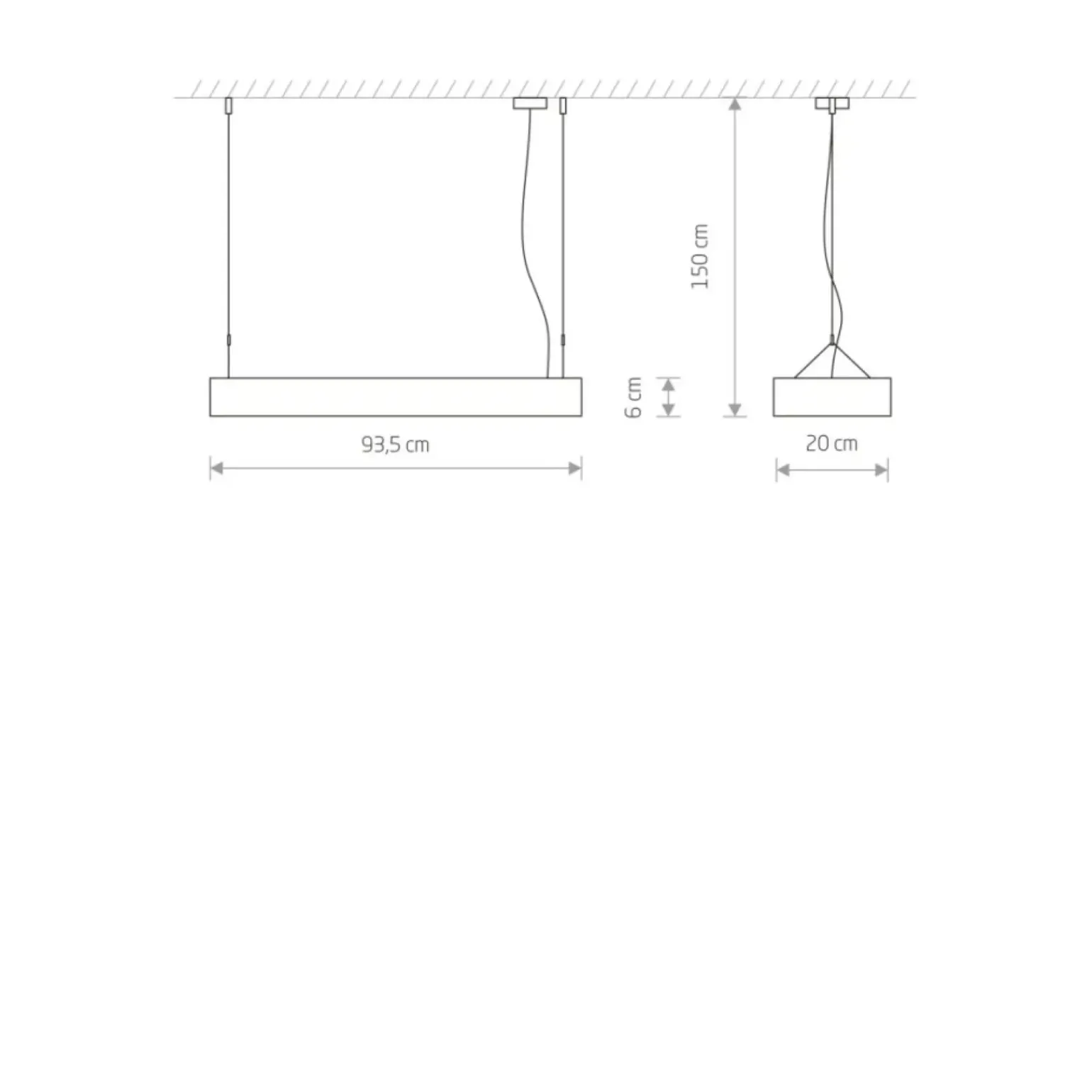 Store Lampa wisząca z regulowaną wysokością, biała 7545 | Kaja Oświetlenie Żyrandole Nowoczesne