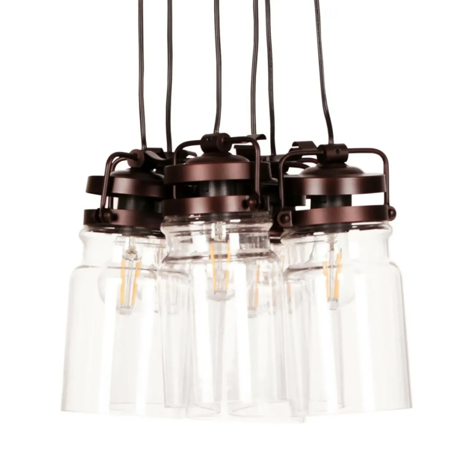 Sale Lampa wisząca z regulowanymi zwisami K-8004-6 RAVEN | Kaja Oświetlenie Żyrandole Nowoczesne