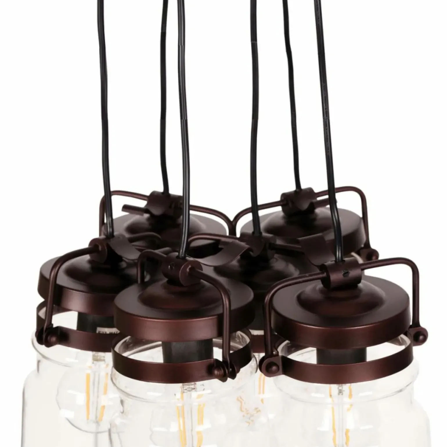 Sale Lampa wisząca z regulowanymi zwisami K-8004-6 RAVEN | Kaja Oświetlenie Żyrandole Nowoczesne